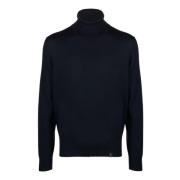 Fay Turtlenecks Blue, Herr