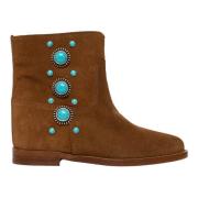 Via Roma 15 Ankle Boots Brown, Dam