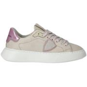 Philippe Model Beige och Rosa High Fashion Sneakers Beige, Herr