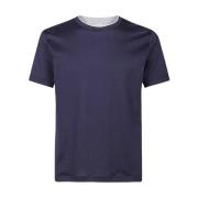 Eleventy T-Shirts Blue, Herr