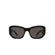 Saint Laurent Kvadratiska solglasögon för kvinnor Black, Dam