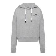 Chiara Ferragni Collection Hooded Cotton Sweatshirt With Logo Gray, Da...