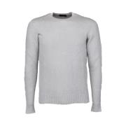 Roberto Collina Round-neck Knitwear Gray, Herr