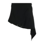 Mugler Short Skirts Black, Dam