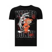 Local Fanatic Killer Bunny Rhinestone - Herr T-shirt - 13-6229Z Black,...