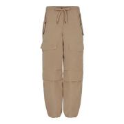 Co'Couture Beige Cargo Byxor med Justerbar Passform Beige, Dam