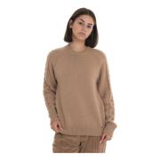 Fay Round-necked pullover Brown, Dam