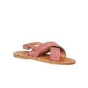 K.jacques Flat Sandals Pink, Dam