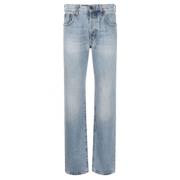 Saint Laurent Cassandre Jeans Blue, Dam