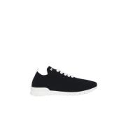Kiton Svarta FIT Cashmere Sneakers Black, Dam
