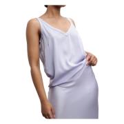 Ahlvar Gallery Shin silk tank Purple, Dam