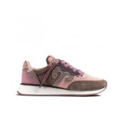 Wushu Ruyi Kvartsrosa Nylon Sneakers - Storlek 36 Pink, Dam