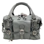 Chloé Pre-owned Pre-owned Läder handvskor Green, Dam