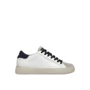 Crime London Slate Grey Läder Sneakers White, Herr