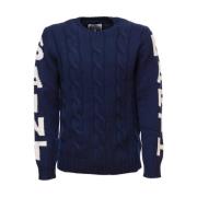 MC2 Saint Barth Round-neck Knitwear Blue, Herr