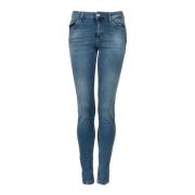 Liu Jo Skinny Jeans med Bottom Up Effekt Blue, Dam