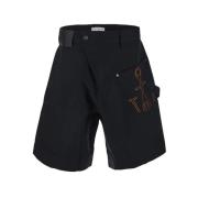 JW Anderson Marinblå Twisted Chino Shorts Blue, Herr