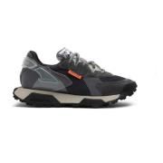 RUN OF Stiliga Anthracite Sneakers Gray, Herr