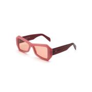 Retrosuperfuture Snygga solglasögon för modeframåt kvinnor Pink, Dam