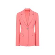 The Attico Blå Sandglas Blazer Pink, Dam