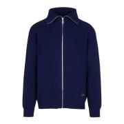 PS By Paul Smith Cardigan med dragkedja Blue, Herr