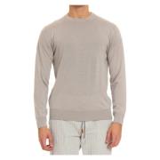 Eleventy Round-neck Knitwear Gray, Herr