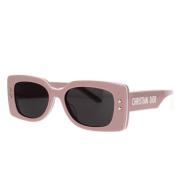 Dior Moderna fyrkantiga solglasögon med tredubbel lager effekt Pink, D...