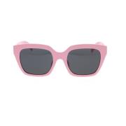 Celine Stiliga Glasögon med 56mm Linsbredd Pink, Dam