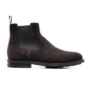 Santoni Cederbruna Mocka Ankelboots Brown, Herr