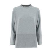 Fedeli Round-neck Knitwear Gray, Dam