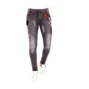 Local Fanatic Trendiga Jeans Herr - 1032 Gray, Herr
