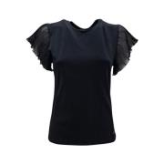 Liu Jo T-Shirt mode kortärmad Black, Dam