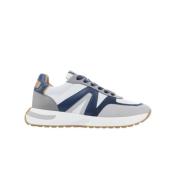 Alexander Smith Hyde Man Vit Blå Runner Sneakers White, Herr