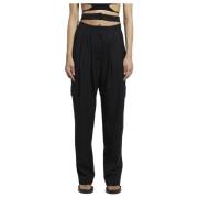 Andrea Adamo Wide Trousers Black, Dam