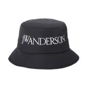 JW Anderson Teknisk Logo Bucket Hat Black, Unisex