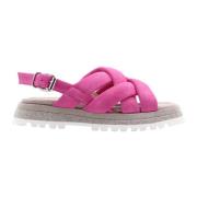 Laura Bellariva Stiliga Vostok Platta Sandaler Purple, Dam