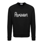 Maison Kitsuné Parisien Classic tröja Black, Herr