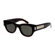 Saint Laurent Sharp Square Sunglasses Brown, Dam