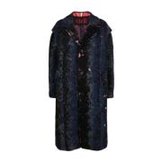 Vitelli Single-Breasted Coats Blue, Dam