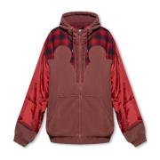 Maison Margiela Rutig hoodie Red, Herr