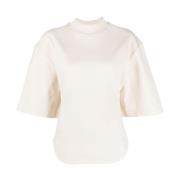 The Attico 507 Ivory T-shirt för kvinnor Beige, Dam