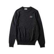 Edmmond Studios And Broderad Sweatshirt Gray, Herr