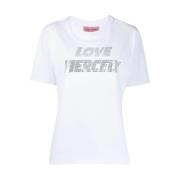 Chiara Ferragni Collection Vit Bomull Kortärmad T-shirt White, Dam