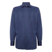 Boggi Milano B Jersey Regular Fit Bomullsjersey Pikétröja Blue, Herr