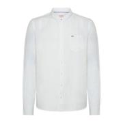 Sun68 Elegant Koreansk Krage Formella Skjortor White, Herr