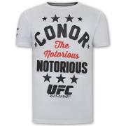 Local Fanatic The Notorious Conor Print Shirt Herr UFC White, Herr
