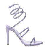 René Caovilla High Heel Sandals Purple, Dam