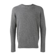 Drumohr Logo Sweaters i Grått Gray, Herr
