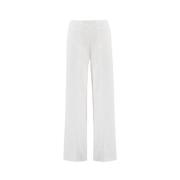 Ermanno Scervino Women Clothing Trousers Snow White/off White Ss23 Whi...