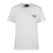 Moncler Fjälllogo T-shirt White, Dam
